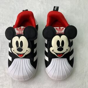 Adidas X Disney Sz 7 Little Kids Superstar 360 Mickey Mouse Sneakers Shoes